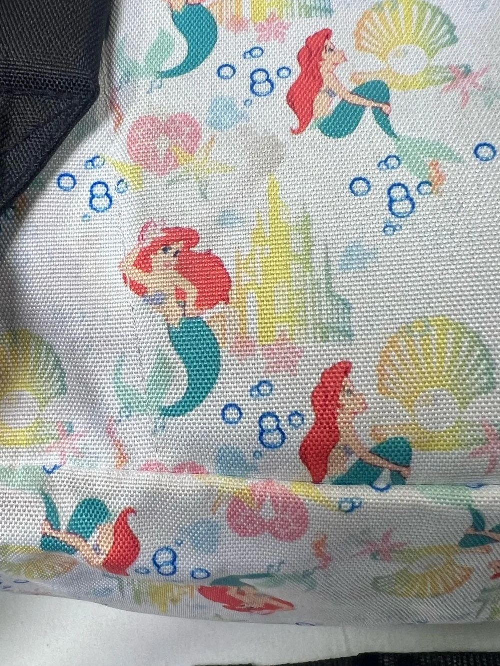 Vans x Disney Ariel The Little Mermaid Backpack Book Bag Pockets 2014